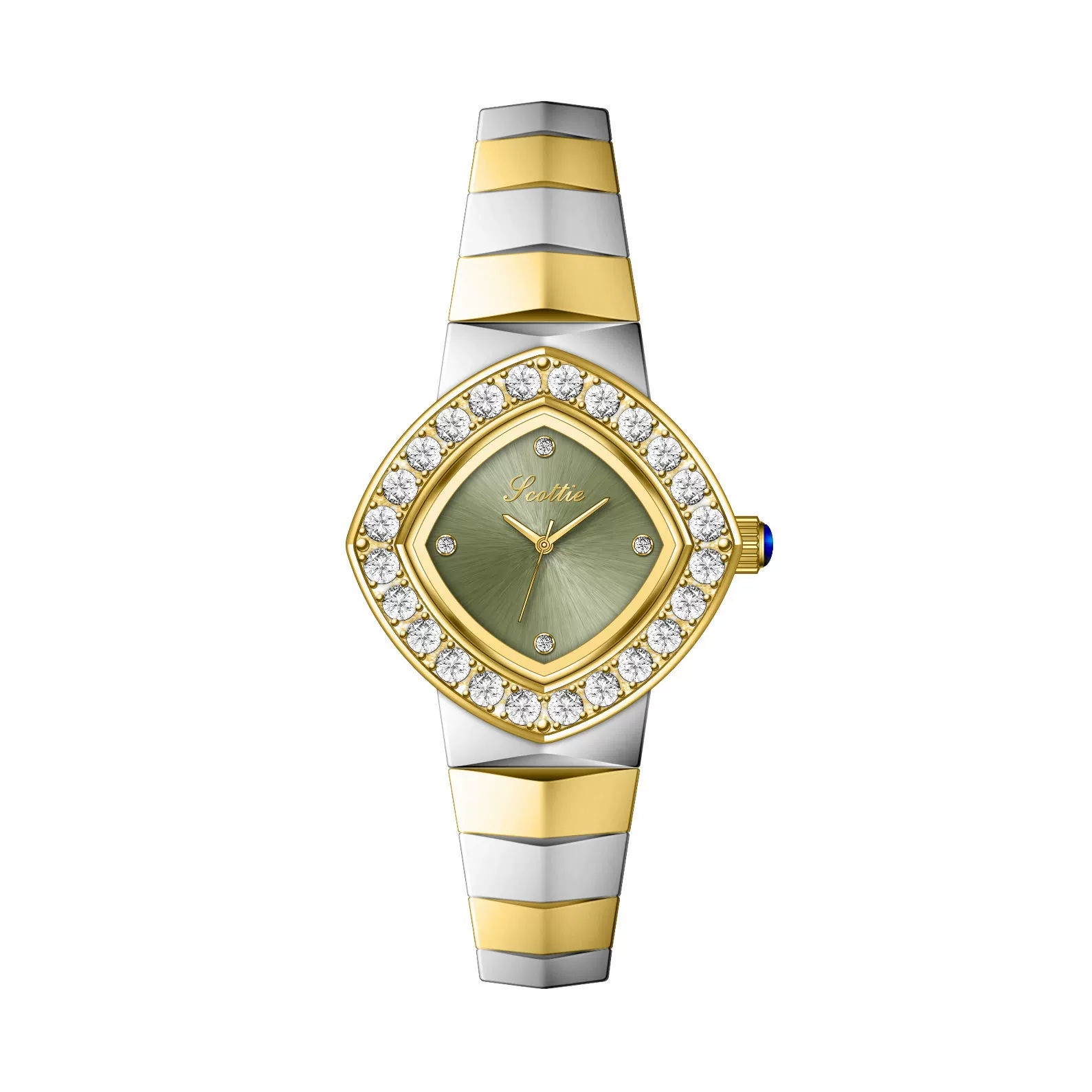 สั่งซื้อสินค้าจากจีน 1688 taobao alibaba tmall — Sigaudi small fragrance style simple fashion square dial women's watch compact steel strap steel strap temperament brand watch trendy