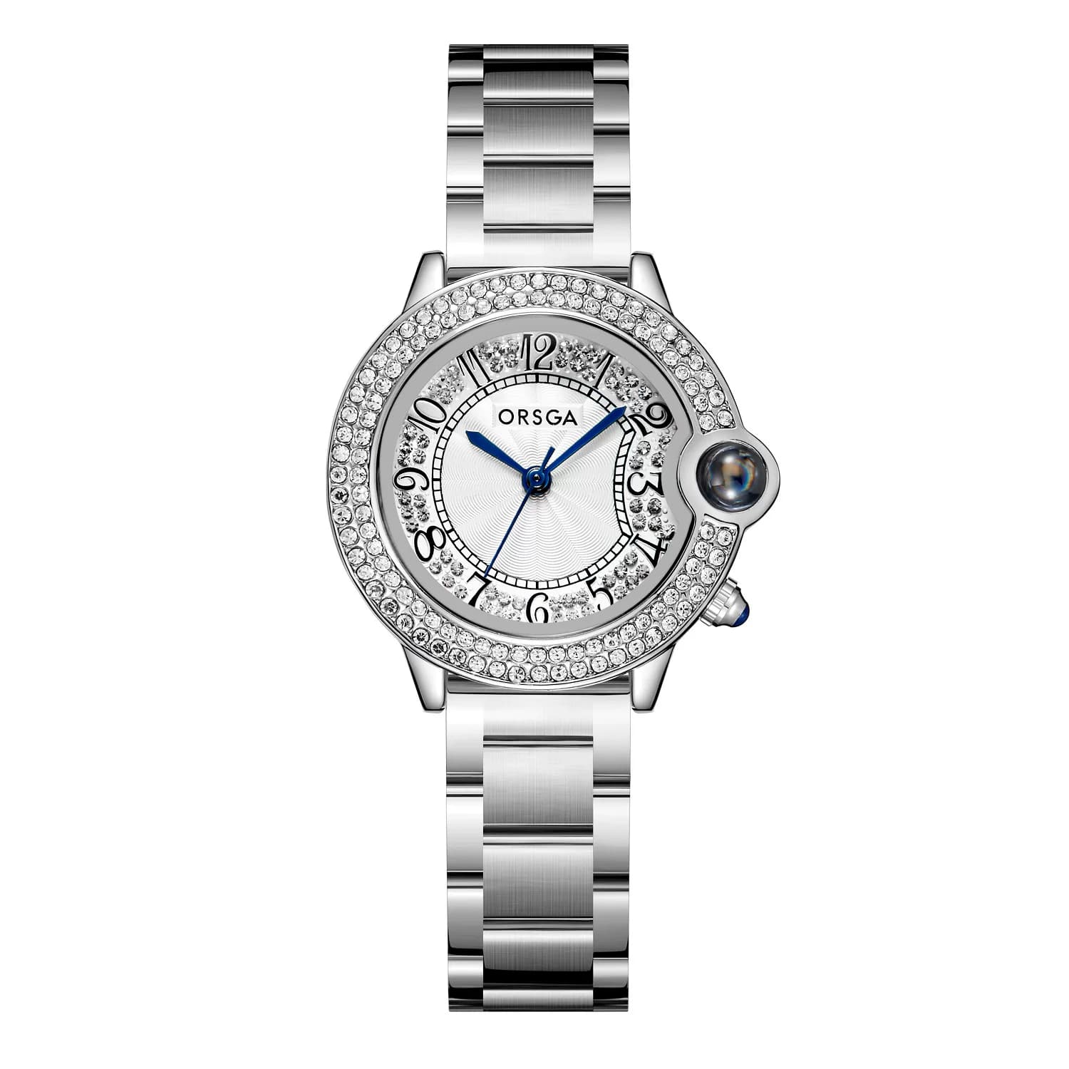 นำเข้านาฬิกาข้อมือ — Omega Classic Balloon Designนาฬิกาผู้หญิงหรูหราระดับไฮเอนด์ที่หุ้มห่อเพชรผู้ผลิตแฟชั่นถ่ายทอดสดนาฬิกาควอทซ์ข้ามพรมแดนสำหรับผู้หญิง