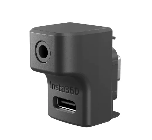 นำเข้าอุปกรณ์อิเล็กทรอนิกส์ — Shadowstone Insta360 Ace Pro2/Ace อแดปเตอร์เสียง/อแดปเตอร์ไมโครโฟนกล้องกีฬา