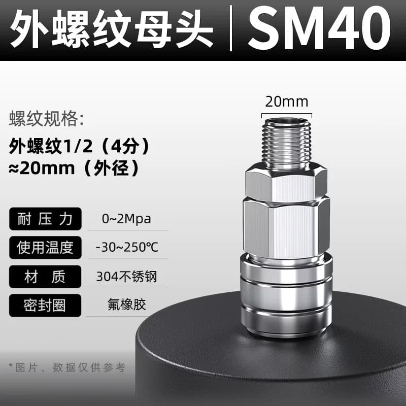 นำเข้าอะไหล่เครื่องจักร — Tracheal Quick Connector รอบ 3-Way 2-Way 304 สแตนเลส C-Type Self-locking Air ปั๊มเครื่องอัดอากาศ Quick-ปลั๊ก shunt อุปกรณ์เสริม